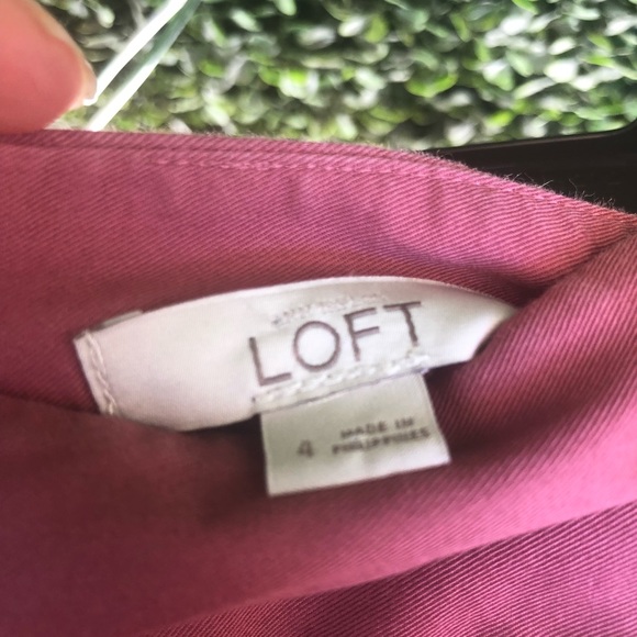 Loft Raspberry Skirt - Picture 3 of 3